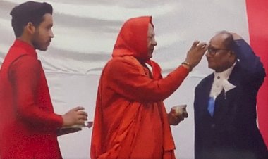 prof shyam lal jaidiya honored in varanasi rajasthan