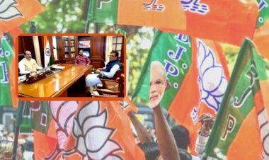 rajendra rathod and hanuman beniwal seen together met om birla in delhi