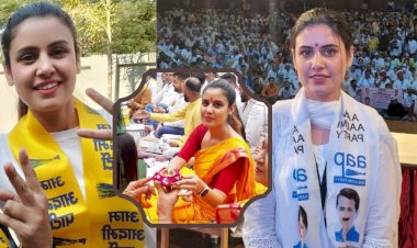 gayatri bishnoi took up aam adami party political front in rajasthan