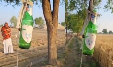 new enchantment from beer bottle made desi jugaad for farmers