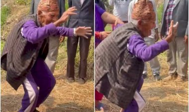 96 year old grandfather dances in grandsons wedding creates treason video goes viral