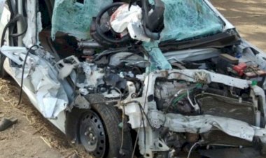 7 injured with 2 policeman horrific road accident on gogunda pindwara highway in udaipur