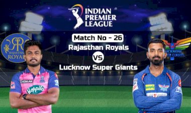 ipl 2023 rr vs lsg 26th match in jaipur sms stadium