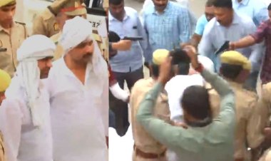 judicial commission recreate killing scene of gangster brothers atiq ahmad and ashraf