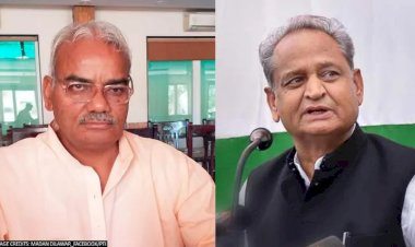 mla madan dilawar got angry stopped the inflation relief camp of gehlot government gehlot replied on twitter