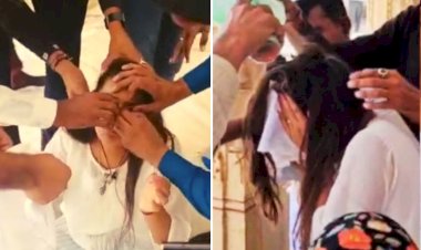 honey bees attacked during pm modi mann ki baat program in barmer  girl injured