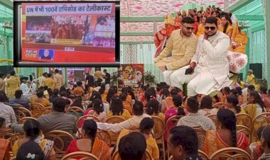 bhilwara groom stopped wedding rituals and demanded to listen to pm modi mann ki baat