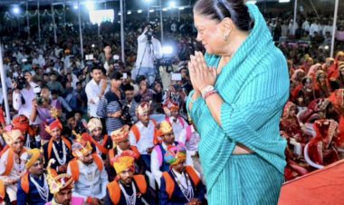 vasundhara raje big rally in kota many bjp leaders kept distance