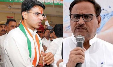 cm gehlot minister mahesh joshi attack on sachin pilot on corruption