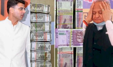 recovered 2.5 crore cash and one kg gold in yojana bhavan jaipur  pilot got chance against gehlot govt