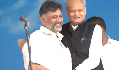 siddaramaiah took oath as chief minister of karnataka cm gehlot hugged and congratulated