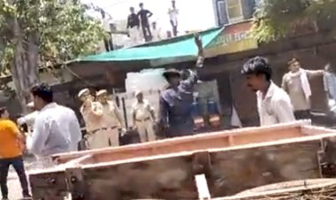 sachin pilot reached kotkhawada villagers threw stones after seeing mla solanki