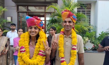 ladli vidushivat of dujod village of sikar topped in rajasthan in 12th arts board exam results.