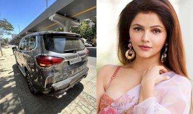 rubina dilaik car accident husband abhinav shukla request police to take strict action
