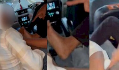 embarrassing act again in gwalior mp young man licked soles of his feet video viral