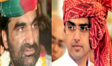 hanuman beniwal allegations sachin pilot left for delhi leaving gurjars