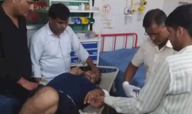 firing on sarpanch representative in srimadhopur referred to jaipur in critical condition