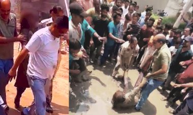 police arrested 7 for beaten to woman in jaipur