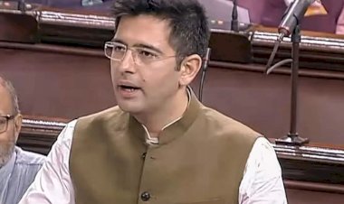 raghav chadha suspended from lok sabha video tweet on social media