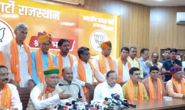 rajasthan election 2023  many congress leaders and officers joined bjp in rajasthan