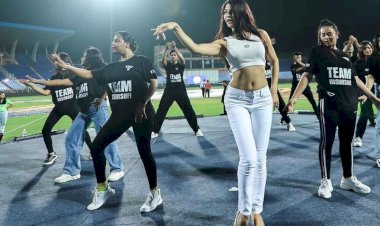 jacqueline fernandez performance in rajasthan premier league in jodhpur