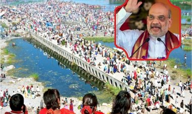 bjp second parivartan sankalp yatra from beneshwar dham amit shah address public meeting