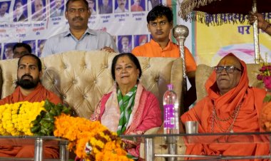 vasundhara raje said when i go to temple people make fun of me but success achieved blessings of saints