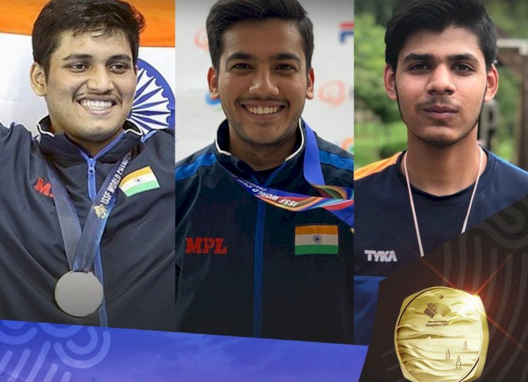 india shooting team won first gold in asian games 2023 rowing team got bronze