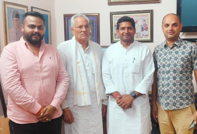 aap political discussion with rajasthan jat mahasabha president rajaram meel before election 2023