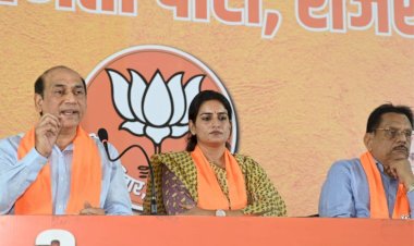 bjp lashes out at congress says people have seen 5 years of gehlot gov made false promises which not complete