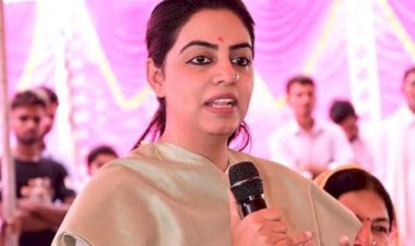 divya maderna attack on opponents during files nomination form for rajasthan election 2023