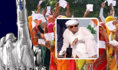 kirodi lal meena could not cast his vote with other leaders