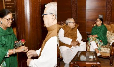 vasundhara raje meets governor kalraj mishra political discussions intensify