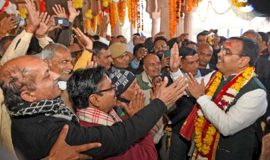 chief minister bhajan lal sharma meeting bharatpur