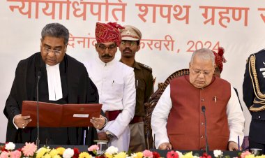 srivastava took oath in hindi.