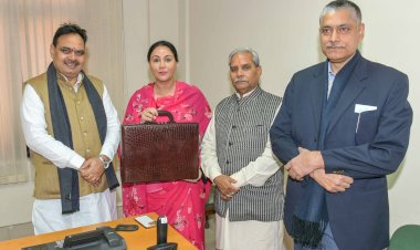 chief minister bhajan lal sharma said that keeping in mind the hopes and aspirations of the public our government has presented the budget 2024 25 vote on account.
