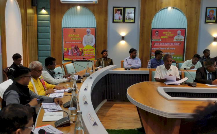 education and panchayati raj minister reviewed the schemes