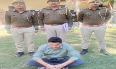 doctor suresh sundesha  arrest from bhinmal district jalore rajasthan