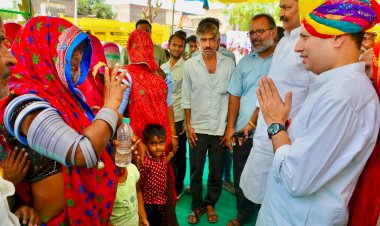 will solve water problem in jalore by bringing narmada water vaibhav gehlot