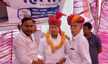 congress candidate from jalore lok sabha constituency vaibhav gehlot did public relations in sirohi area