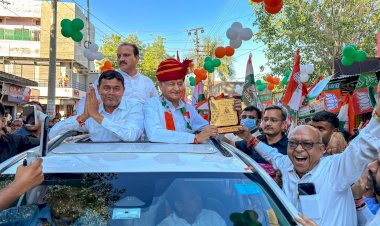 ashok gehlot in mount abu rajasthan road show