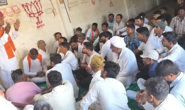 appeal to hold a meeting of bhiladi mandal and get maximum votes in favor of bjp lumbaram choudhary