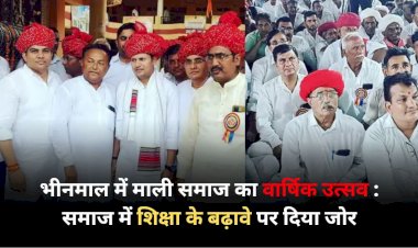 organization of annual festival and education awareness conference by mali samaj on sundha mountain of bhinmal