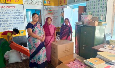 physical verification of sanitary napkin distribution system under udan scheme was done through surprise inspection