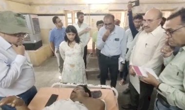 jalore vishvamohan sharma news gas and hospital inspection