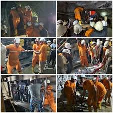 14 people trapped in copper mine rescued safely
