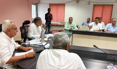 division level review meeting of officials of electricity corporations