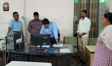 hanumangarh district incharge secretary inspected the district council