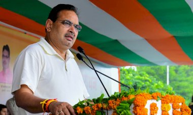 chief minister bhajanlal sharma kicks off har ghar tiranga marathon
