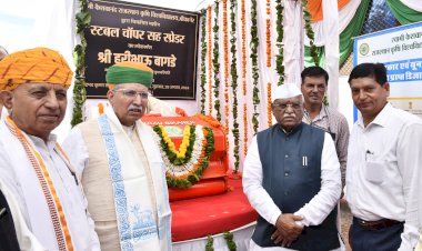 governor bagdes emphasis on natural farming